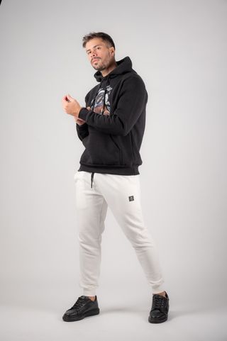 HOODIE WITH HOOD AND PRINT