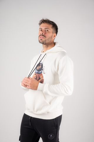 HOODIE WITH HOOD AND PRINT