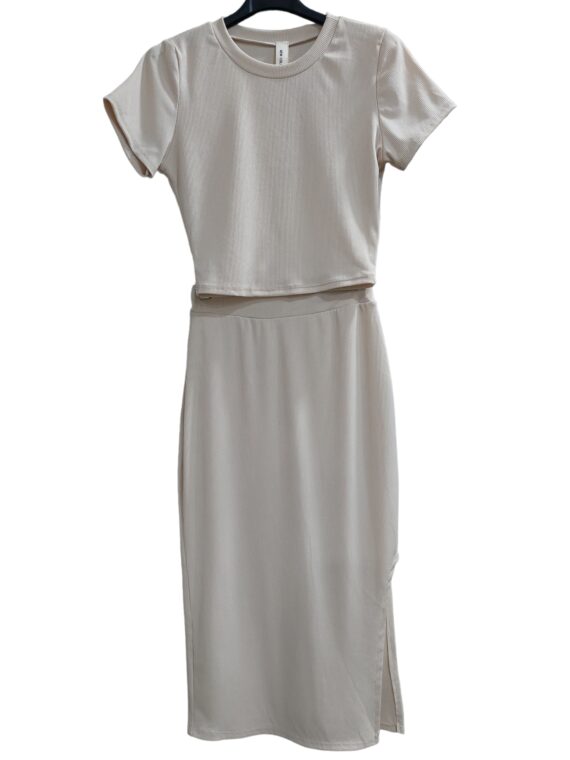 ΣΕΤ MIDI ΦΟΥΣΤΑ ΜΕ CROP TOP