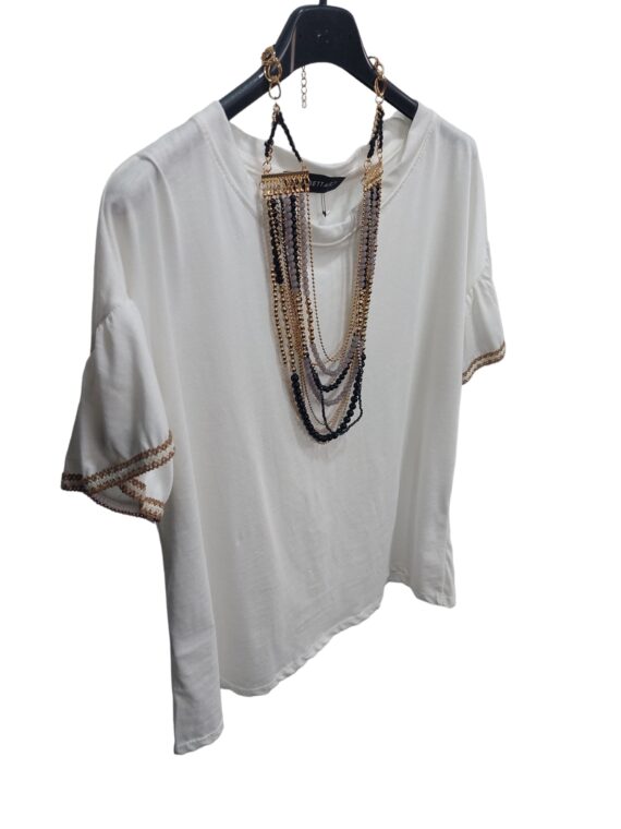 T-SHIRT WITH FLUSH SLEEVE