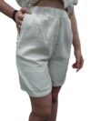 BERMUDA WITH KNIT FINISH