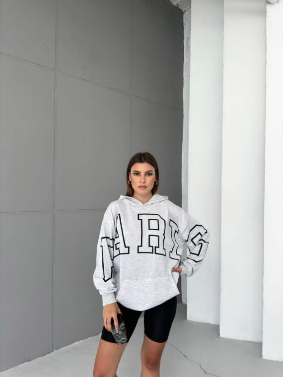 SWEATSHIRT WITH WOOD