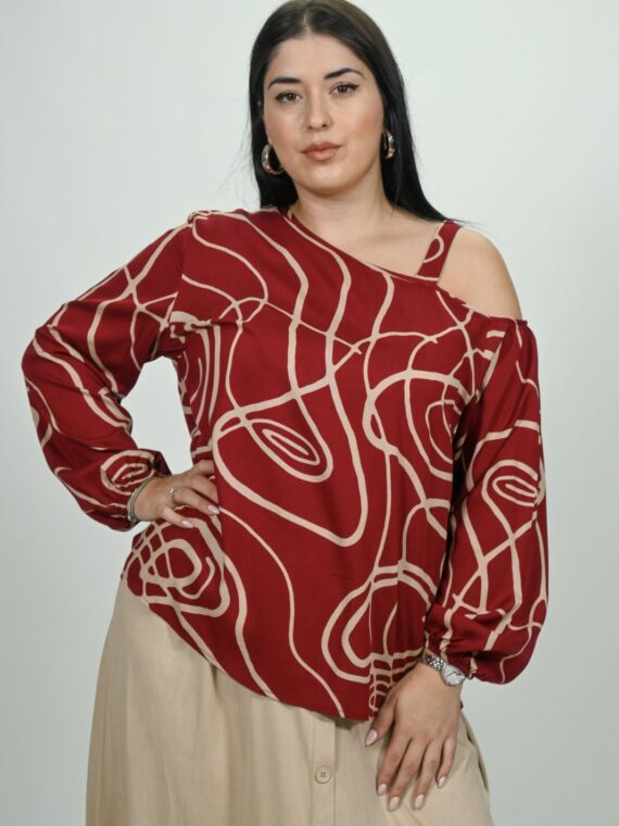 ΜΠΛΟΥΖΑ ΜΕ ΕΞΩ ΤΟΝ ΩΜΟ